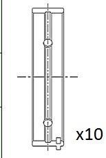 FAI BM1052-STD Crankshaft Bearings BM1052STD