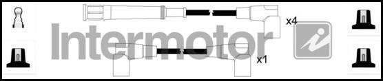 Intermotor 73648 Ignition cable kit 73648