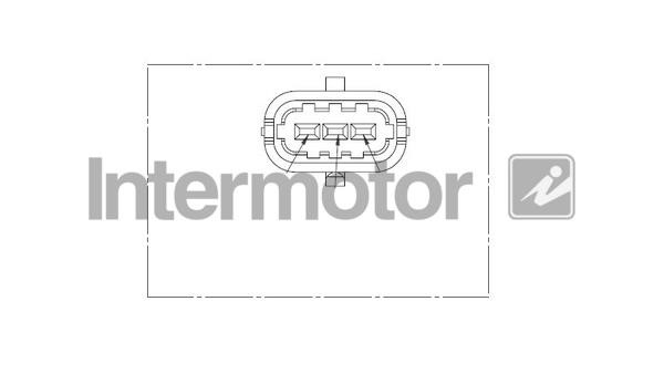 Camshaft position sensor Intermotor 19104