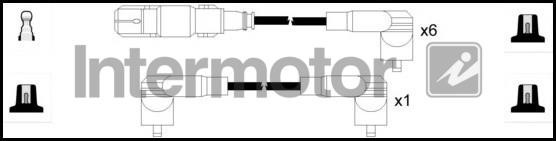 Intermotor 73656 Ignition cable kit 73656