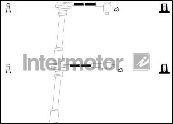 Intermotor 73406 Ignition cable kit 73406