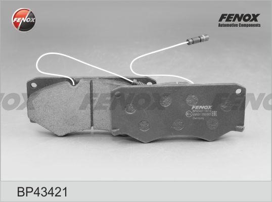 Fenox BP43421 Brake Pad Set, disc brake BP43421