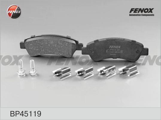 Fenox BP45119 Brake Pad Set, disc brake BP45119
