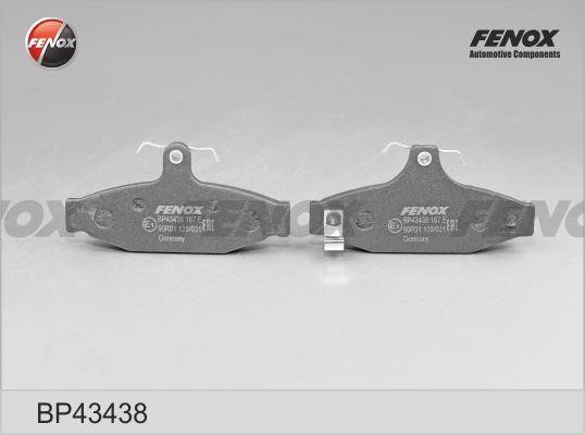 Fenox BP43438 Brake Pad Set, disc brake BP43438