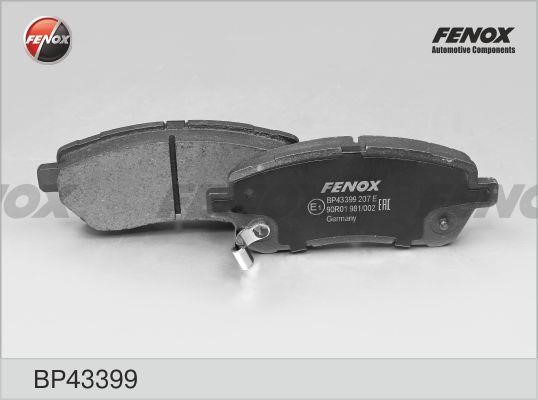 Fenox BP43399 Brake Pad Set, disc brake BP43399