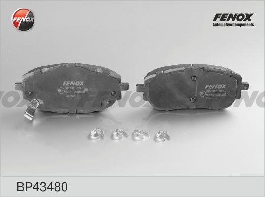 Fenox BP43480 Brake Pad Set, disc brake BP43480