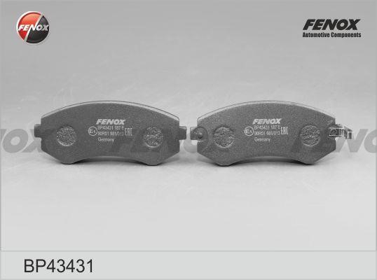 Fenox BP43431 Brake Pad Set, disc brake BP43431