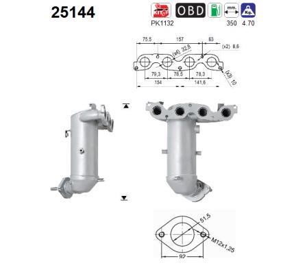 As 25144 Catalytic Converter 25144