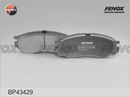 Fenox BP43429 Brake Pad Set, disc brake BP43429