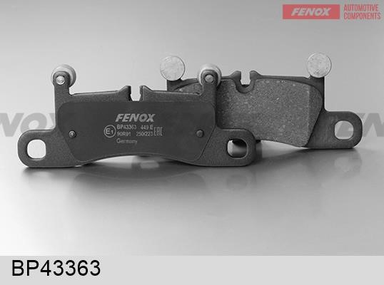 Fenox BP43363 Brake Pad Set, disc brake BP43363