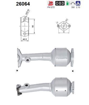 26064 As Catalytic Converter