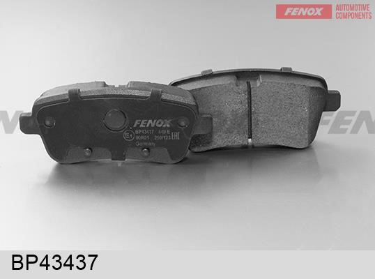 Fenox BP43437 Brake Pad Set, disc brake BP43437
