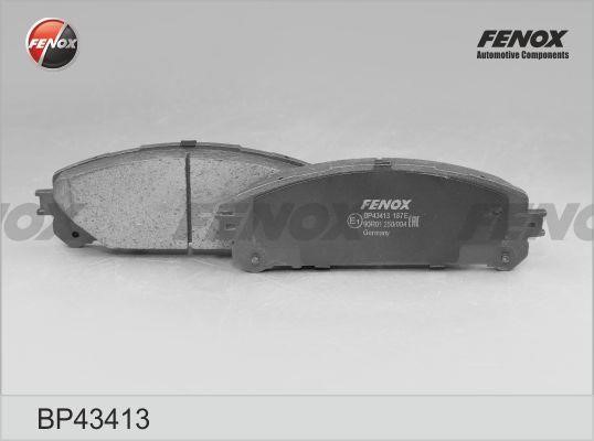 Fenox BP43413 Brake Pad Set, disc brake BP43413