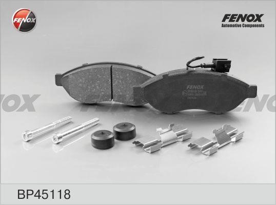 Fenox BP45118 Brake Pad Set, disc brake BP45118