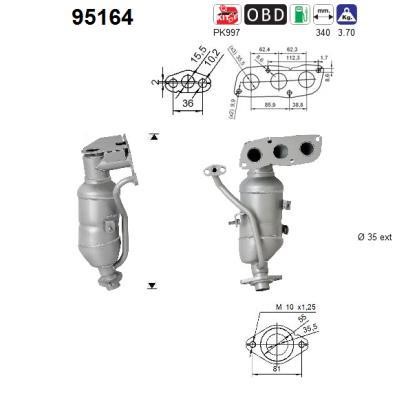 95164 As Catalytic Converter