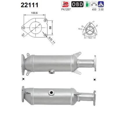 As 22111 Catalytic Converter 22111
