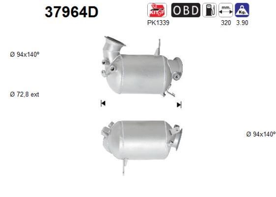 Cat converter Volkswagen Multivan: 37964D As Catalytic Converter