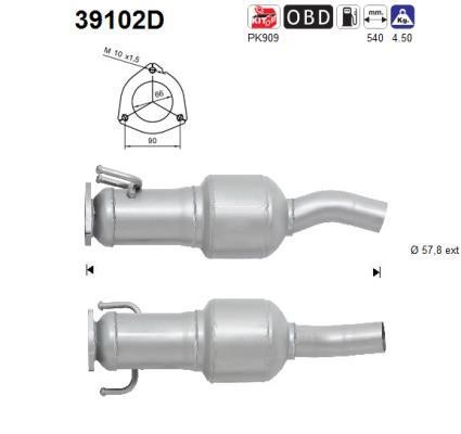 Catalyst exhaust Iveco: 39102D As Catalytic Converter