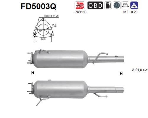 As FD5003Q Filter FD5003Q