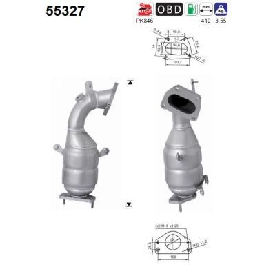 Catalytic exhaust system Fiat Doblo: 55327 As Catalytic Converter