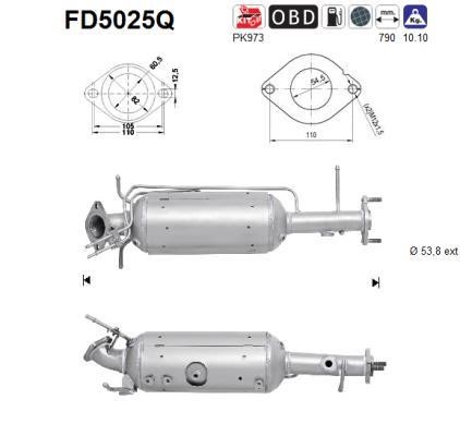 As FD5025Q Filter FD5025Q