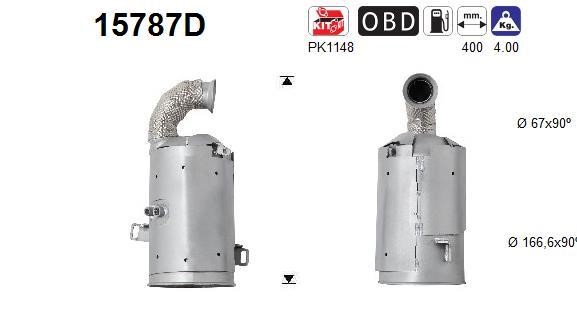 As 15787D Catalytic Converter 15787D