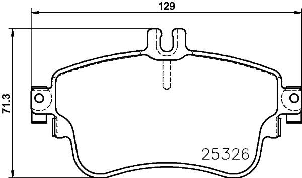 Don PCP1409 Brake Pad Set, disc brake PCP1409