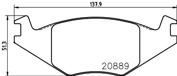 Don PCP1310 Brake Pad Set, disc brake PCP1310