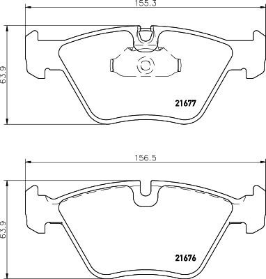 Don PCP1266 Brake Pad Set, disc brake PCP1266