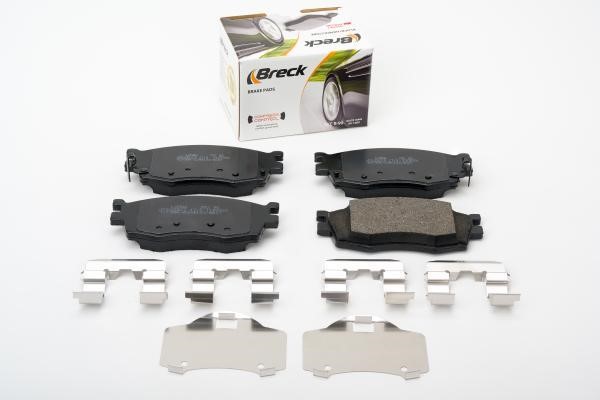 Brake Pad Set, disc brake Breck 25019 00 702 00