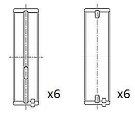 FAI BM1060-STD Crankshaft Bearings BM1060STD