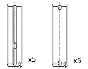 FAI BM1034-STD Crankshaft Bearings BM1034STD