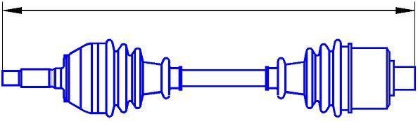 Sercore 22821 Drive shaft 22821