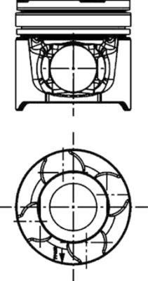 Kolbenschmidt 40217960 Repair Set, piston/sleeve 40217960 40217960 Kolbenschmidt Repair Set, piston/sleeve