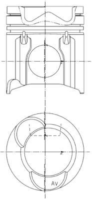 99844961 Kolbenschmidt Repair Set, piston/sleeve