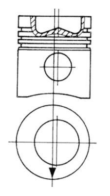 93445970 Kolbenschmidt Repair Set, piston/sleeve