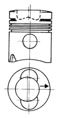 93280961 Kolbenschmidt Repair Set, piston/sleeve