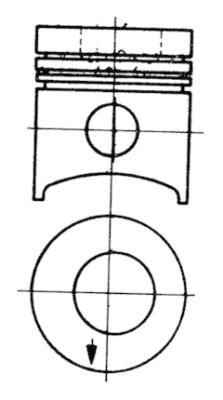 93757960 Kolbenschmidt Repair Set, piston/sleeve