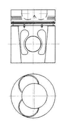 94448960 Kolbenschmidt Repair Set, piston/sleeve