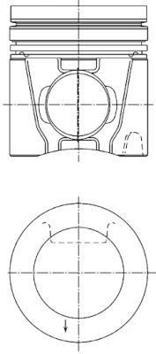 40276960 Kolbenschmidt Repair Set, piston/sleeve
