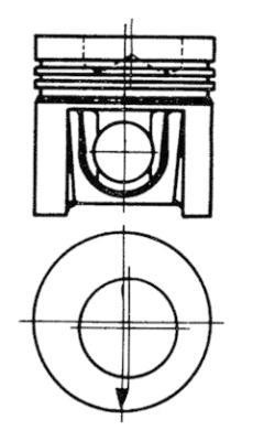 92951960 Kolbenschmidt Repair Set, piston/sleeve