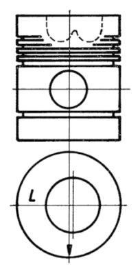 92774961 Kolbenschmidt Repair Set, piston/sleeve