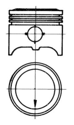  93316970 Repair Set, piston/sleeve 93316970