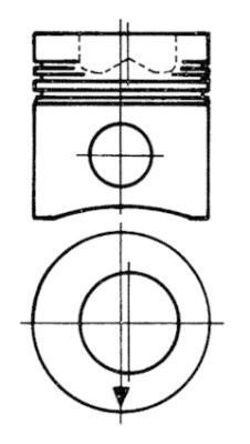 90730960 Kolbenschmidt Repair Set, piston/sleeve