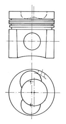 Kolbenschmidt 93138961 Repair Set, piston/sleeve 93138961 93138961 Kolbenschmidt Repair Set, piston/sleeve