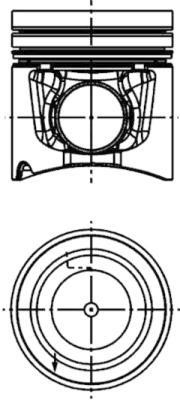 40666960 Kolbenschmidt Repair Set, piston/sleeve