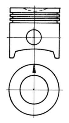 Kolbenschmidt 93293960 Repair Set, piston/sleeve 93293960