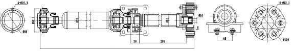 Sercore 32103 Propshaft, axle drive 32103