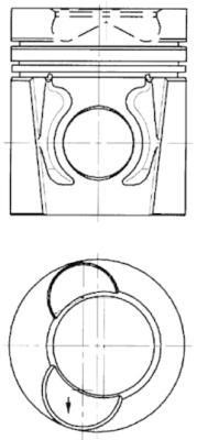 94445960 Kolbenschmidt Repair Set, piston/sleeve