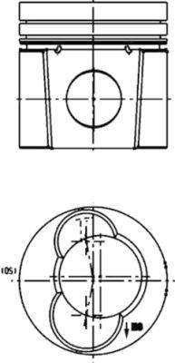 99484961 Kolbenschmidt Repair Set, piston/sleeve